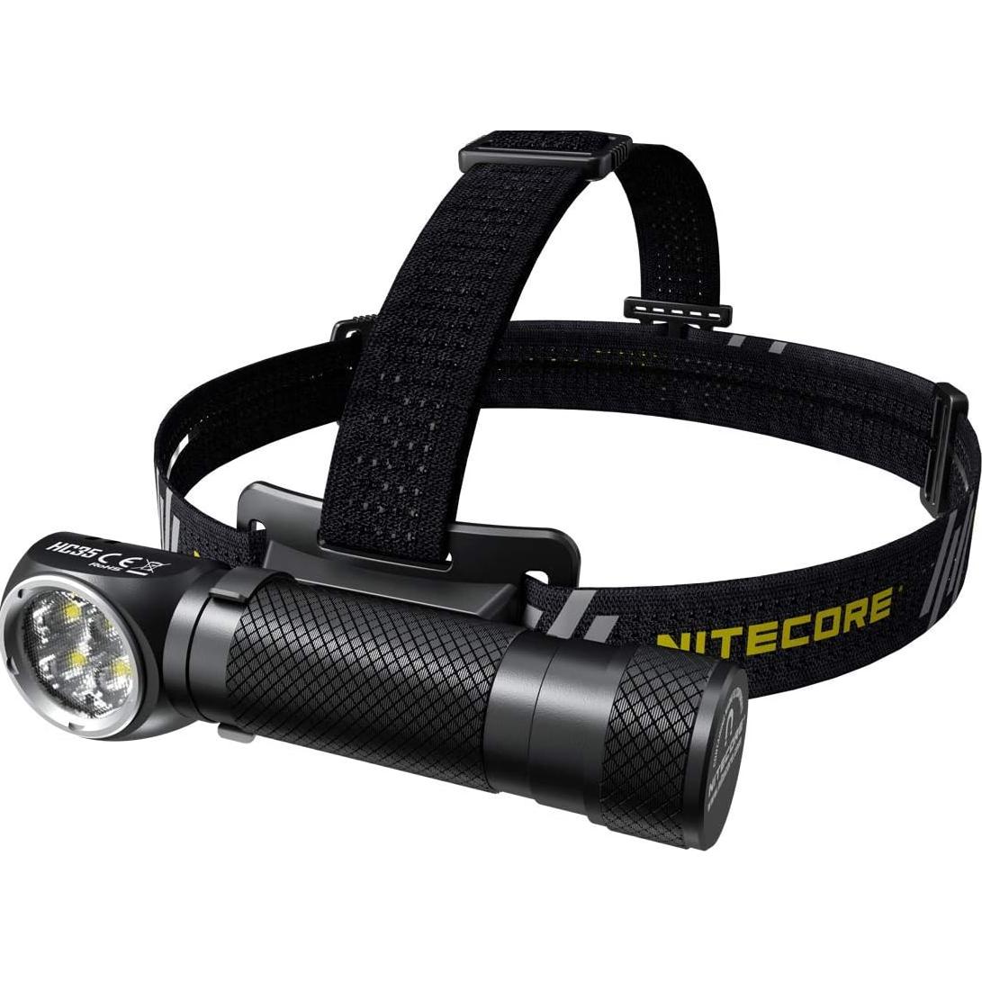 Linterna Frontal LED Nitecore HC35 2700Lm Recargable con 2 Baterías