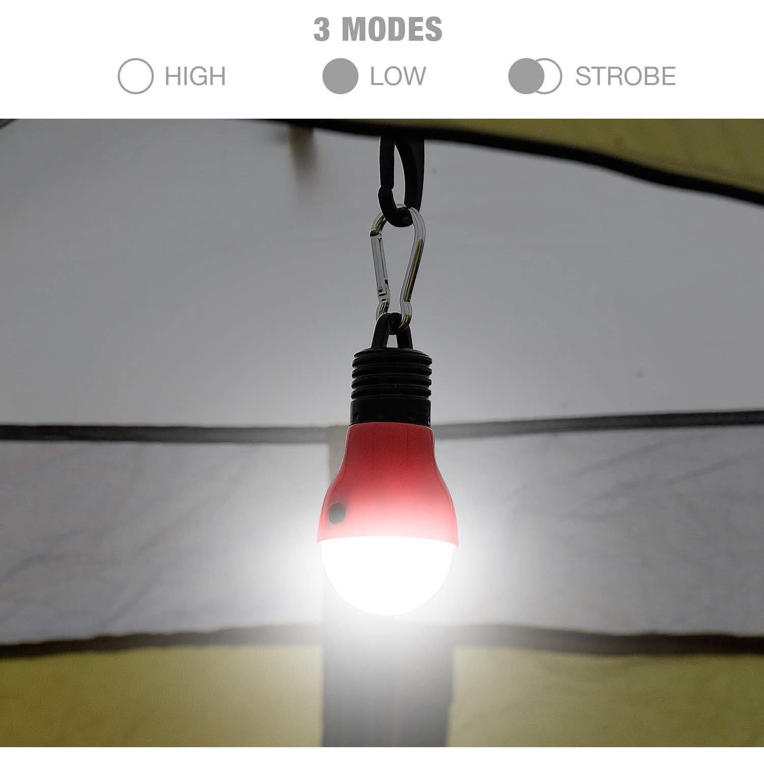 EverBrite Paquete 3 Luces de Camping y 5 Linternas Frontales