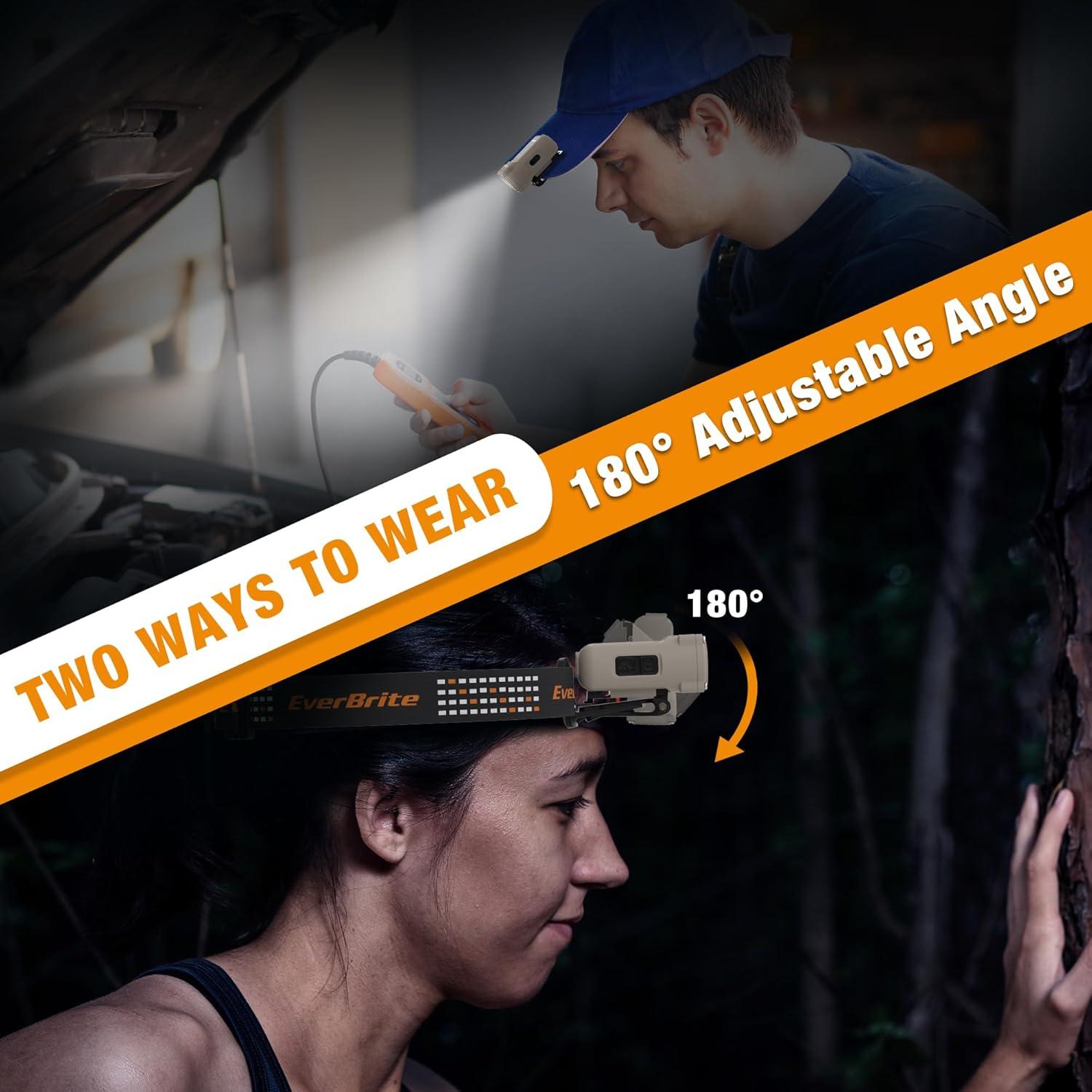 Linterna Recargable EverBrite Clip On con Sensor de Movimiento