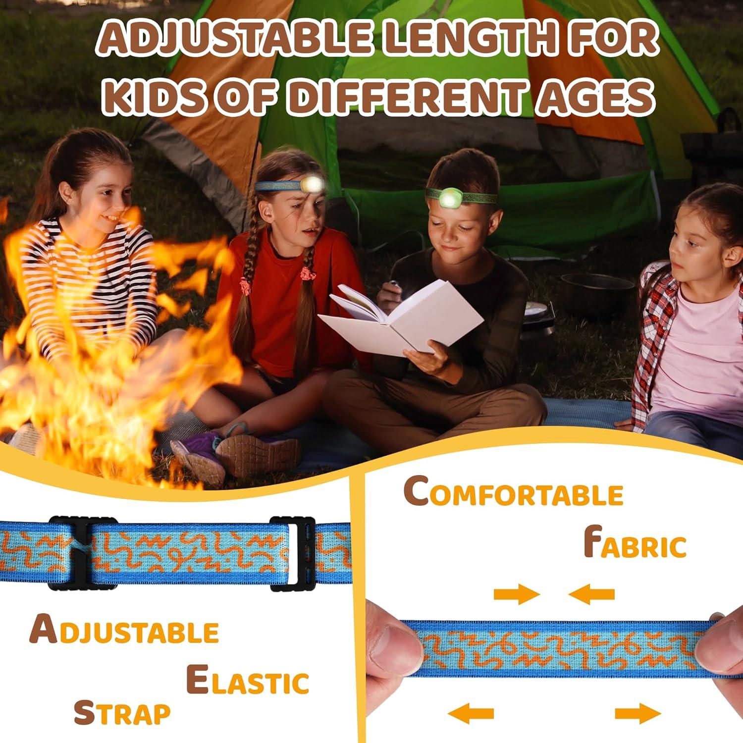 Linterna Frontal LED Recargable EverBrite para Niños 3 Modos