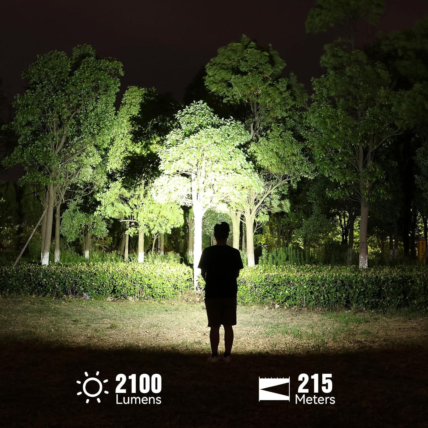 Linterna Frontal Recargable Sofirn HS42 2100 Lúmenes LED