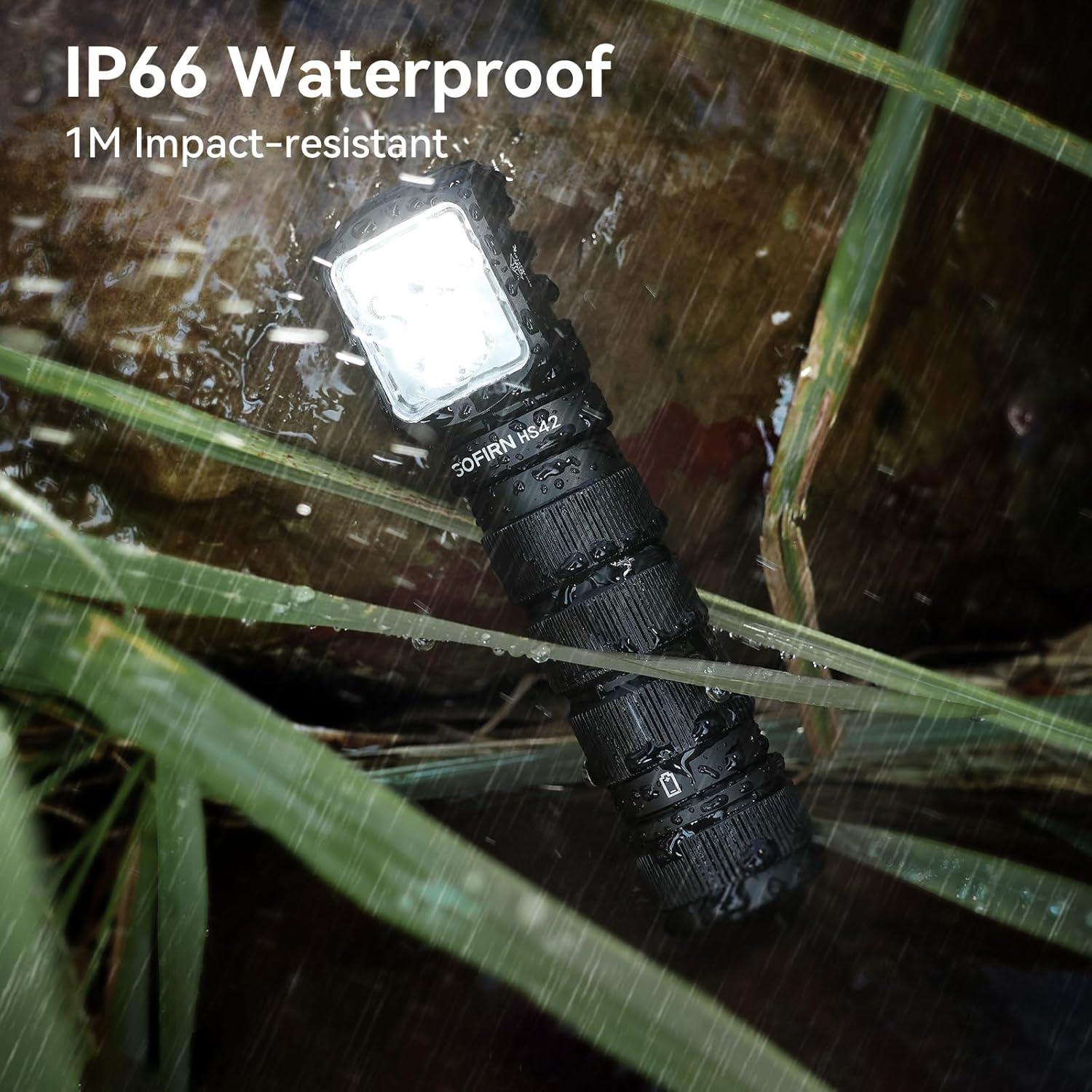 Linterna Frontal Recargable Sofirn HS42 2100 Lúmenes LED