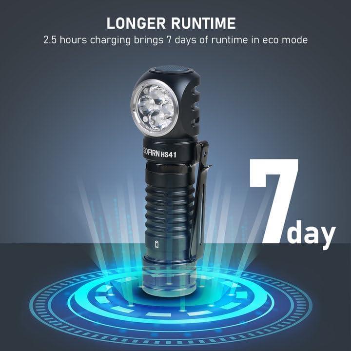 Linterna Frontal Sofirn HS41 4000 Lúmenes Recargable IP68