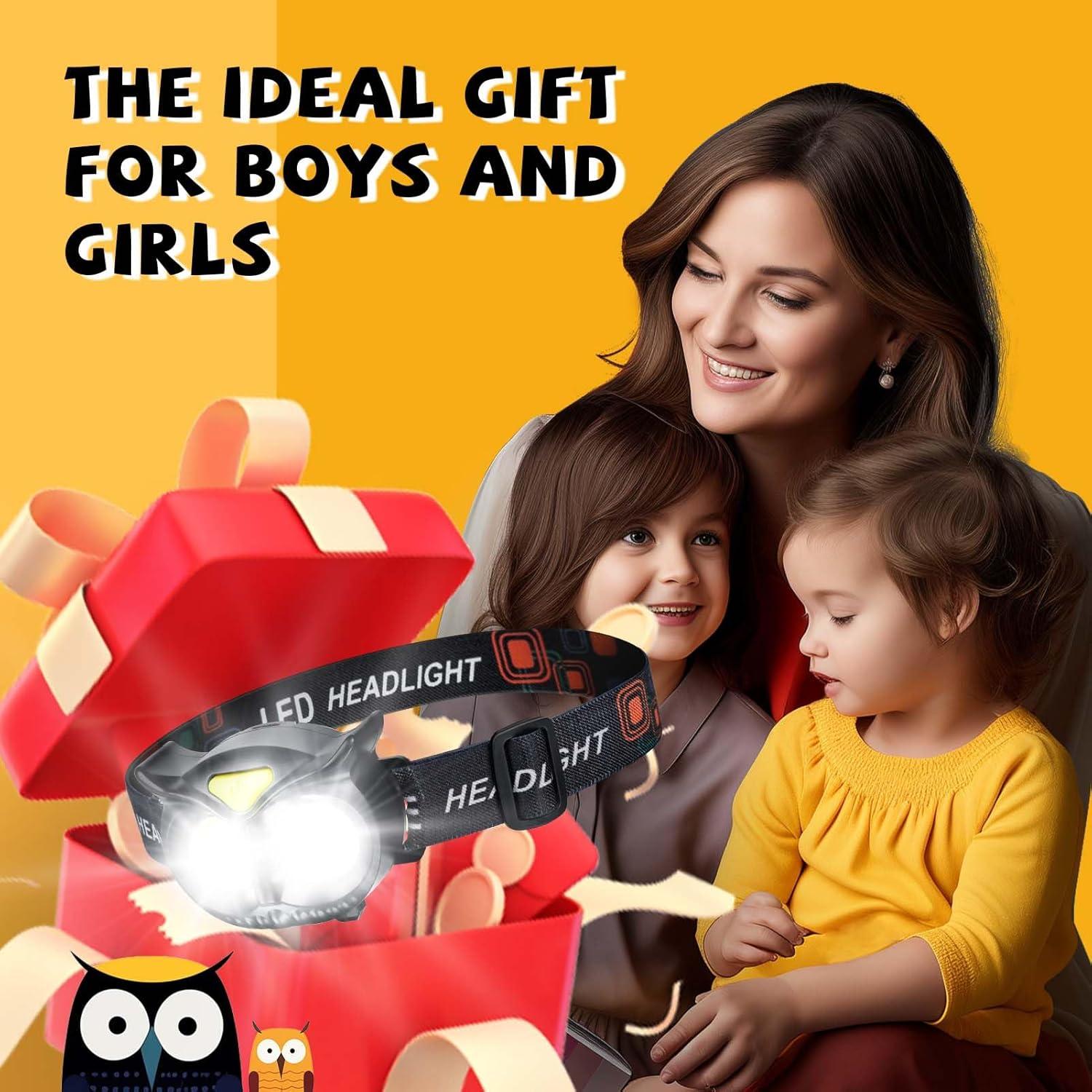 Linterna Frontal LED ZDliteUSA, 4 Modos, Ligera y Resistente