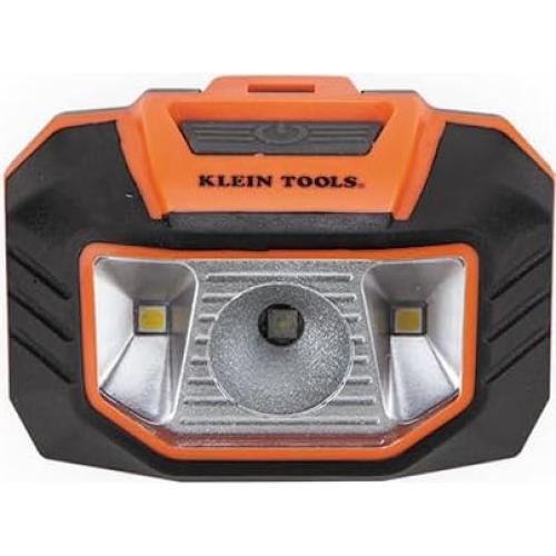 56220 LED Light, Hard Hat Headlamp, Flood and Spot Light Tilts 45 Degrees, Anti-Slip Strap, for Work and Outdoor Hiking, Camping