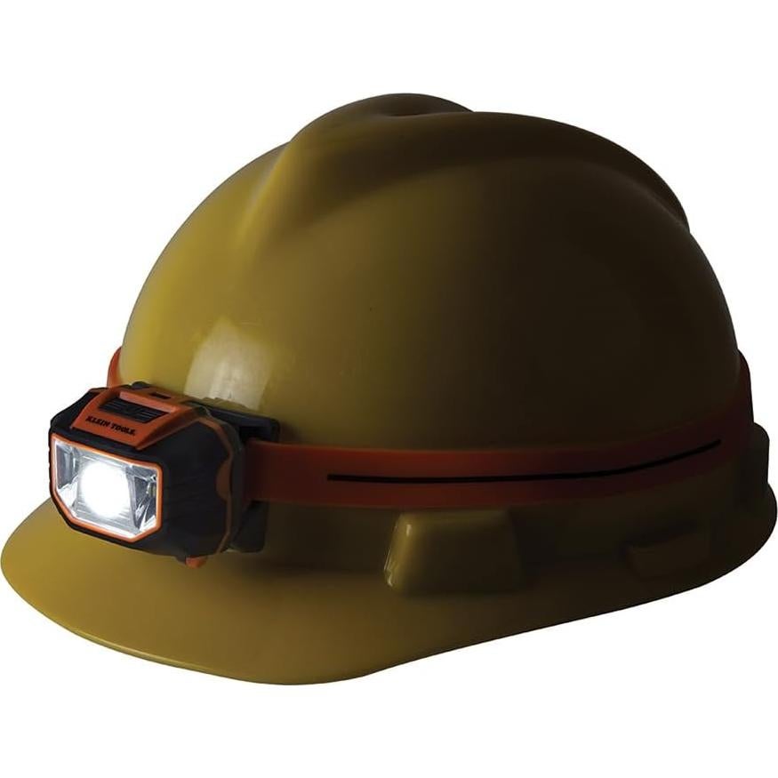 56220 LED Light, Hard Hat Headlamp, Flood and Spot Light Tilts 45 Degrees, Anti-Slip Strap, for Work and Outdoor Hiking, Camping