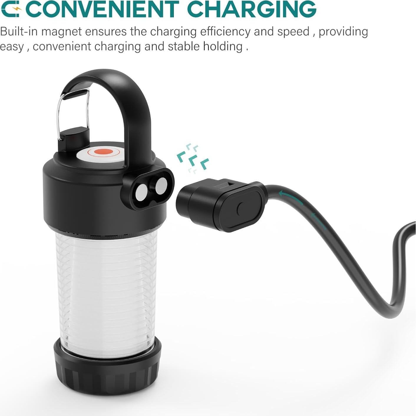 Cable de Carga Magnético TUSITA 1.2M para Linternas LEDLENSER