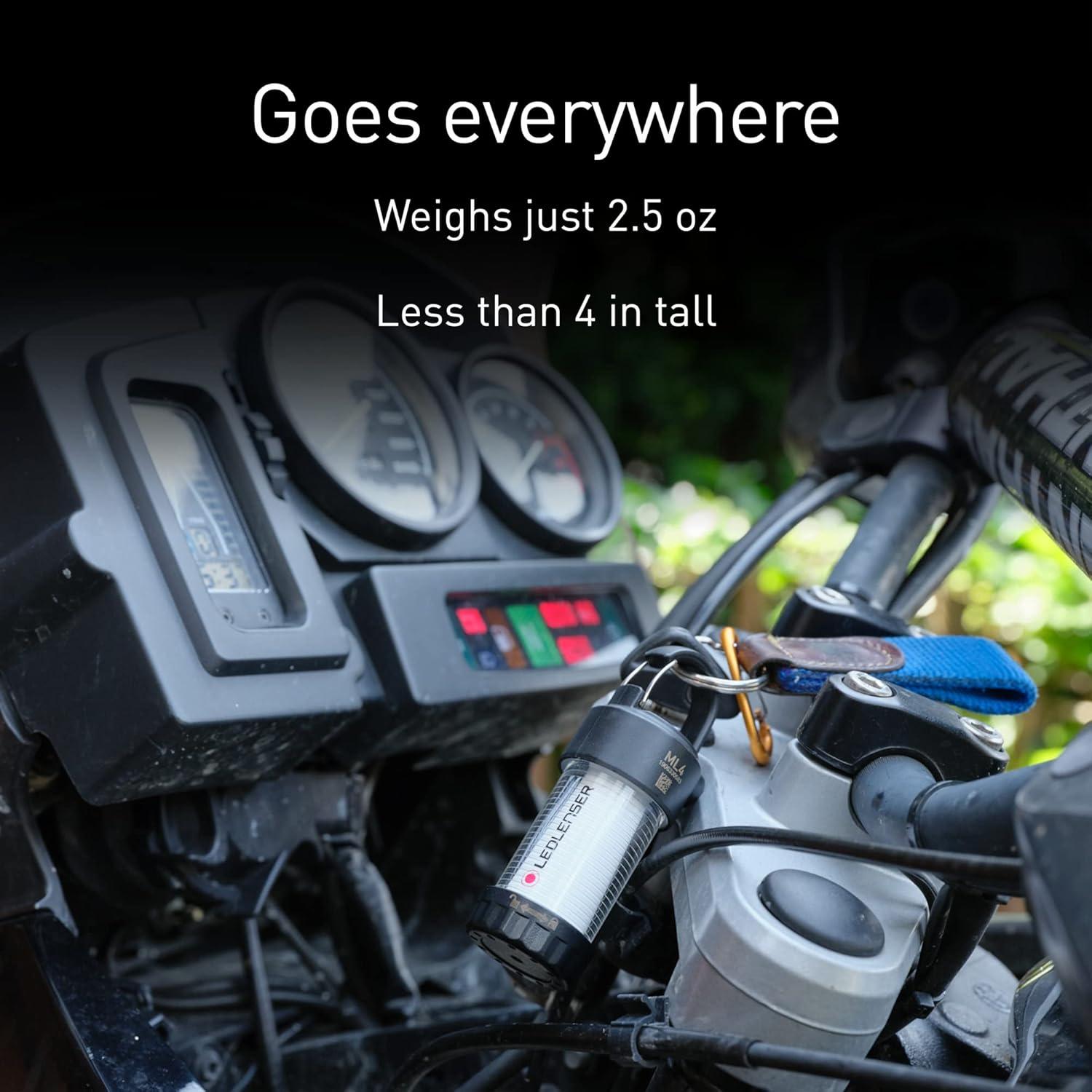 Linterna Ledlenser ML4 Recargable 300 Lúmenes Ultra Compacta