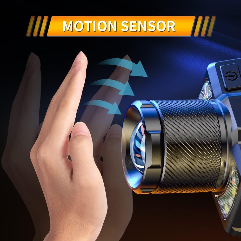 Linterna Frontal Recargable SuperFire HL25 10000 Lúmenes Ajustable