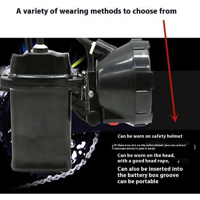 Linterna Frontal LED Recargable 35W BAOJUHUIKANG para Minas