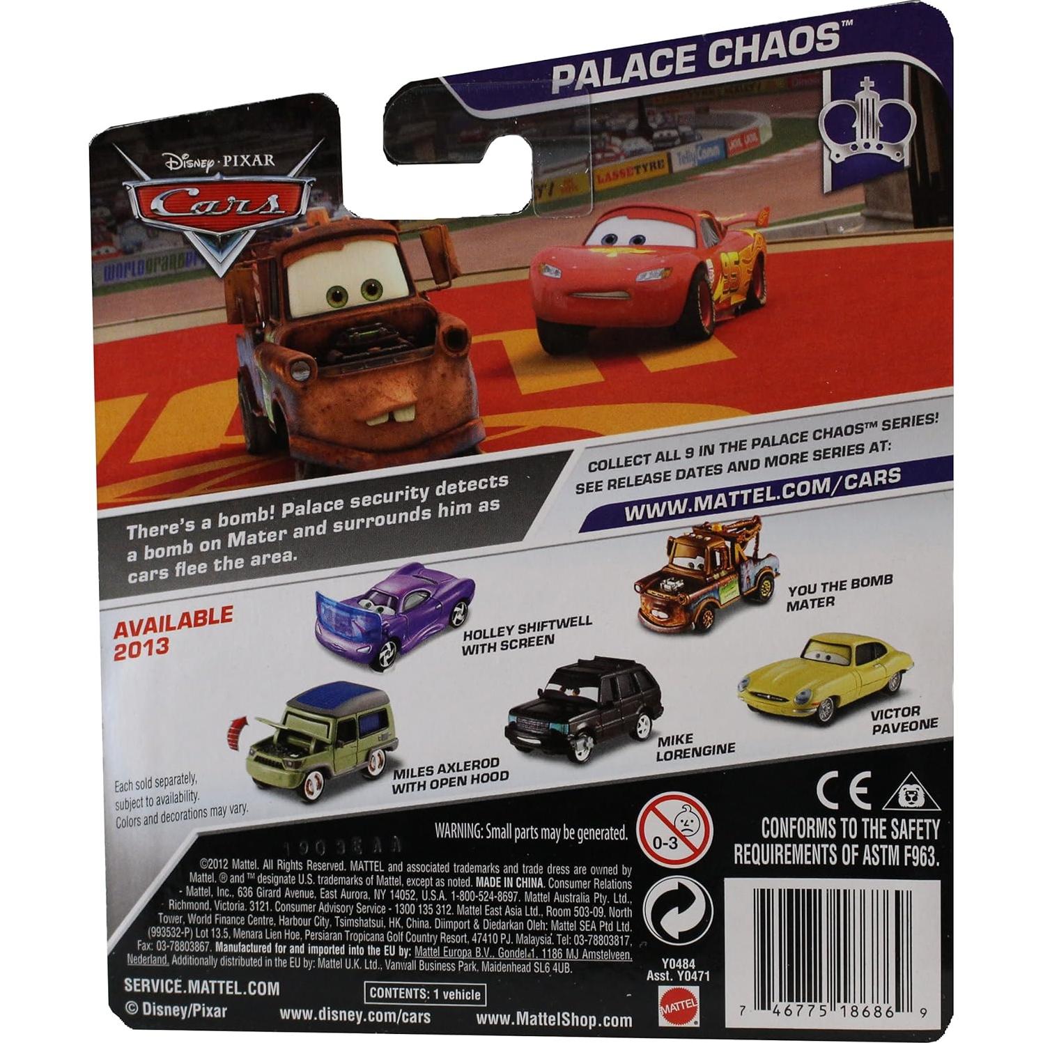Dubblebla Disney Pixar Cars Palace Chaos Die-Cast Victor Paveone #6/9 1:55 Scale
