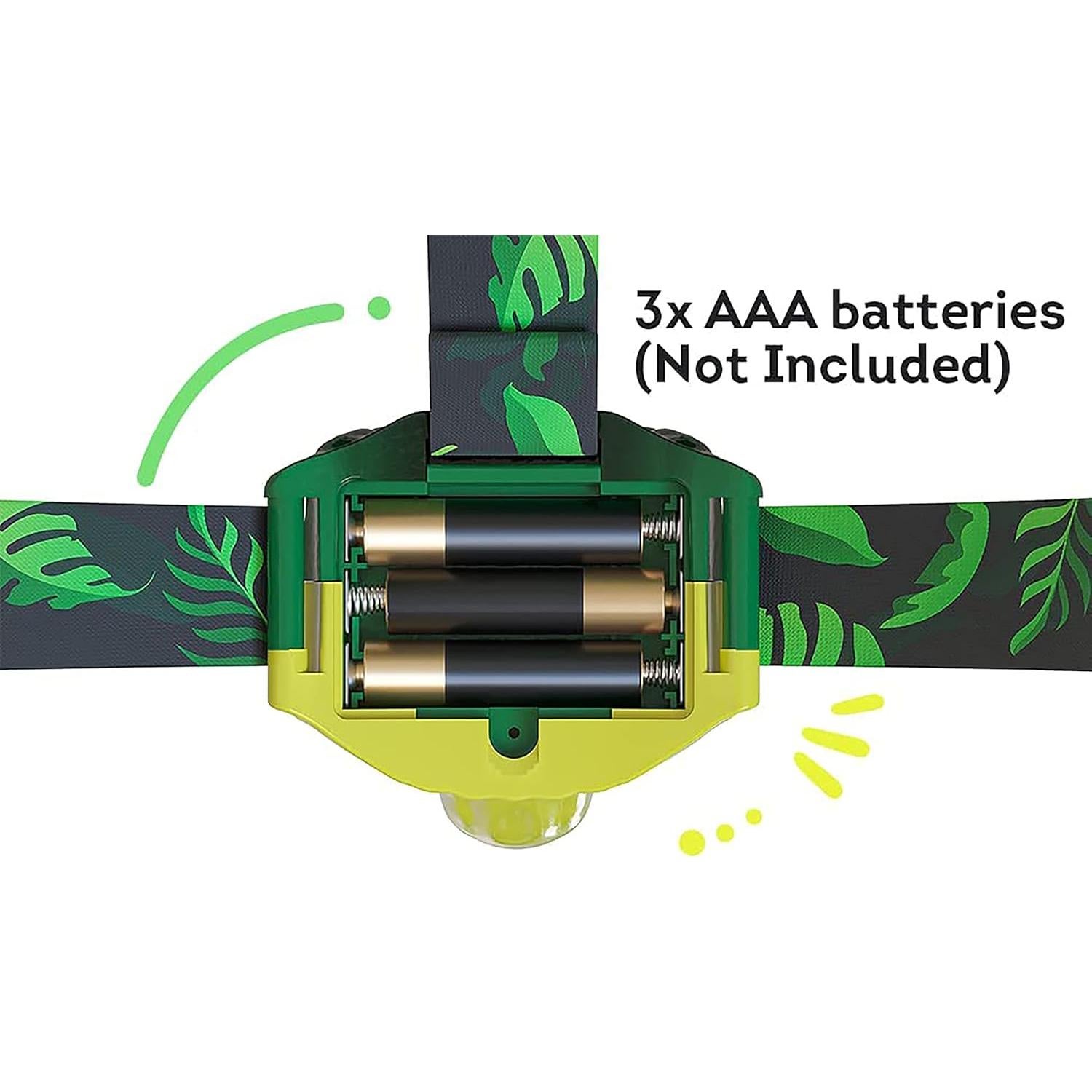 Linterna de Cabeza Dinosaurio Skywin T-Rex LED para Niños