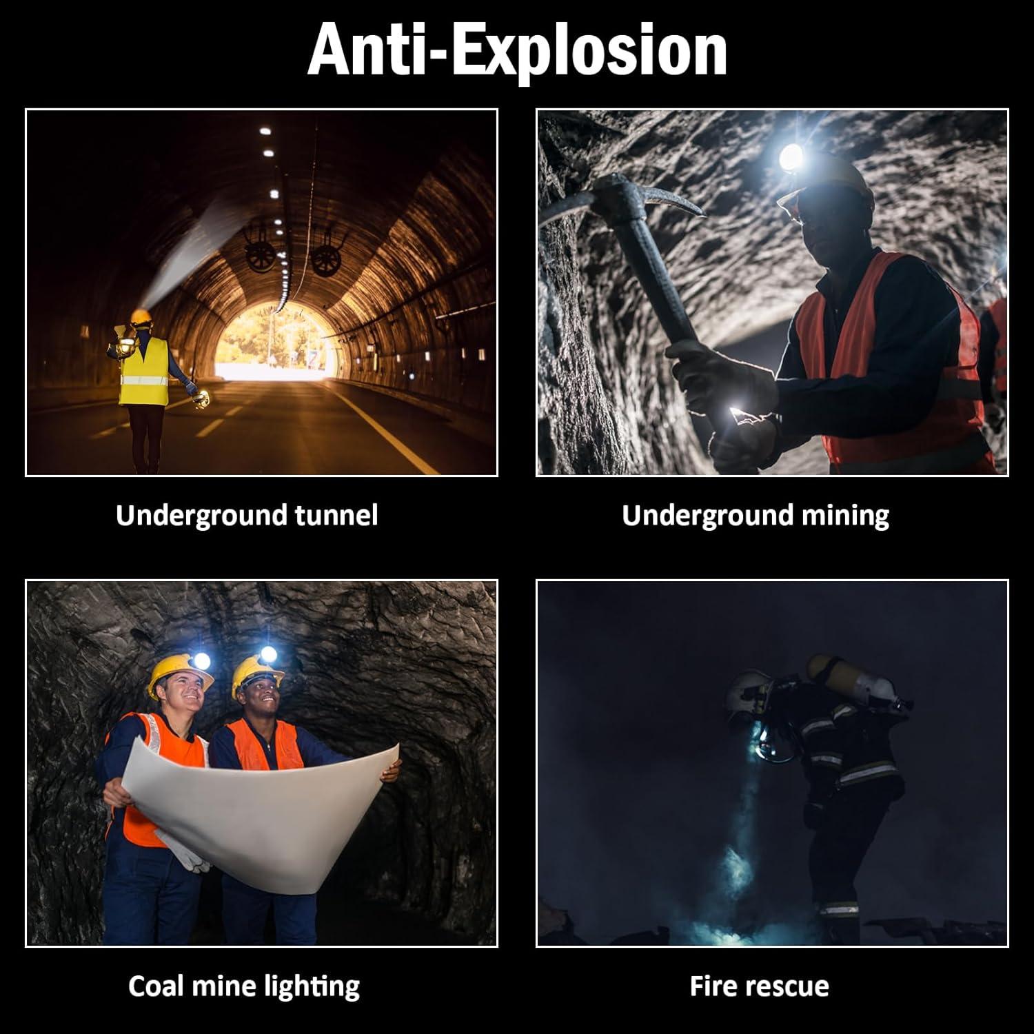 Linterna Frontal Recargable BOMARTE 3W IPX8 350 Lúmenes