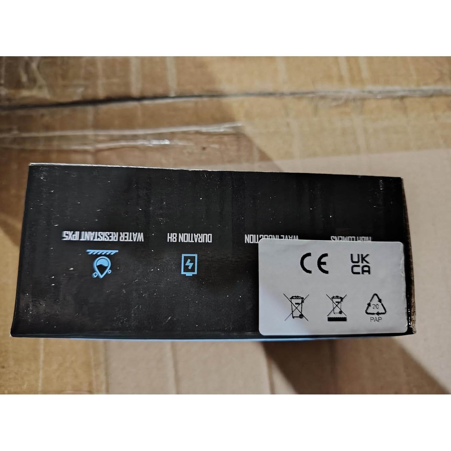 Linterna Frontal Recargable Smiling Shark 5 Colores LED