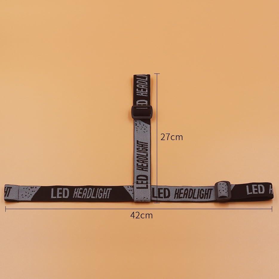 Paquete de 4 Correas de Reemplazo para Linterna Frontal ThtRht