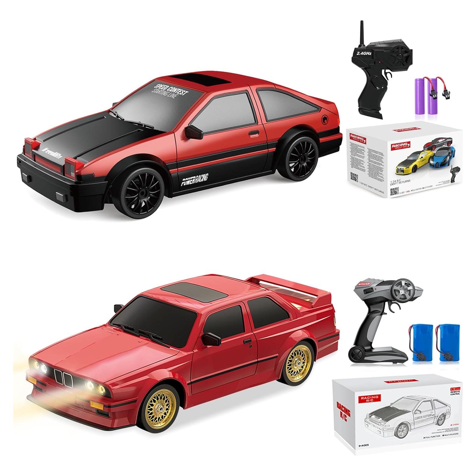 Coche RC Drift 1:24 y 1:16 4WD 15KM/H y 30KM/H LED