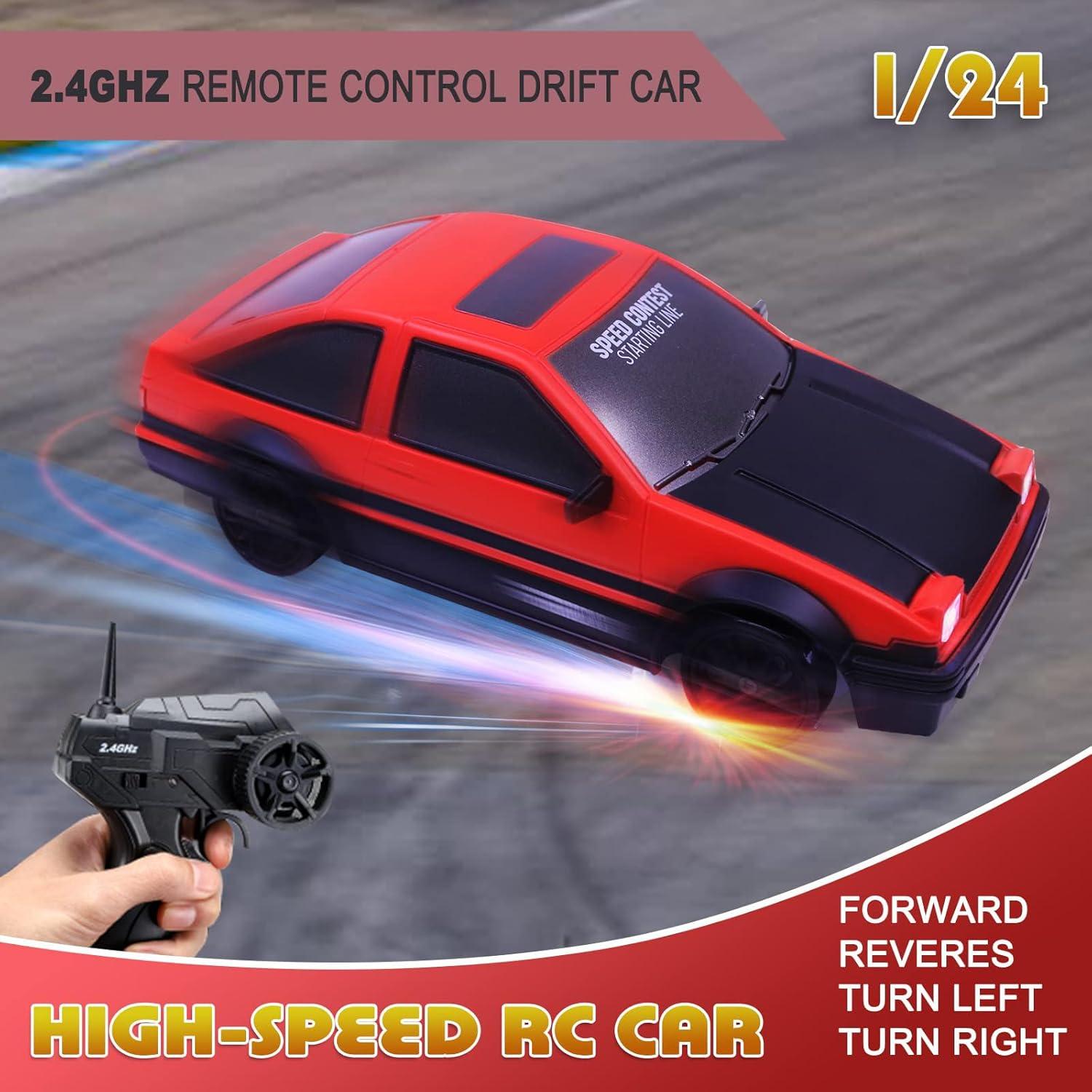 Coche RC Drift 1:24 y 1:16 4WD 15KM/H y 30KM/H LED