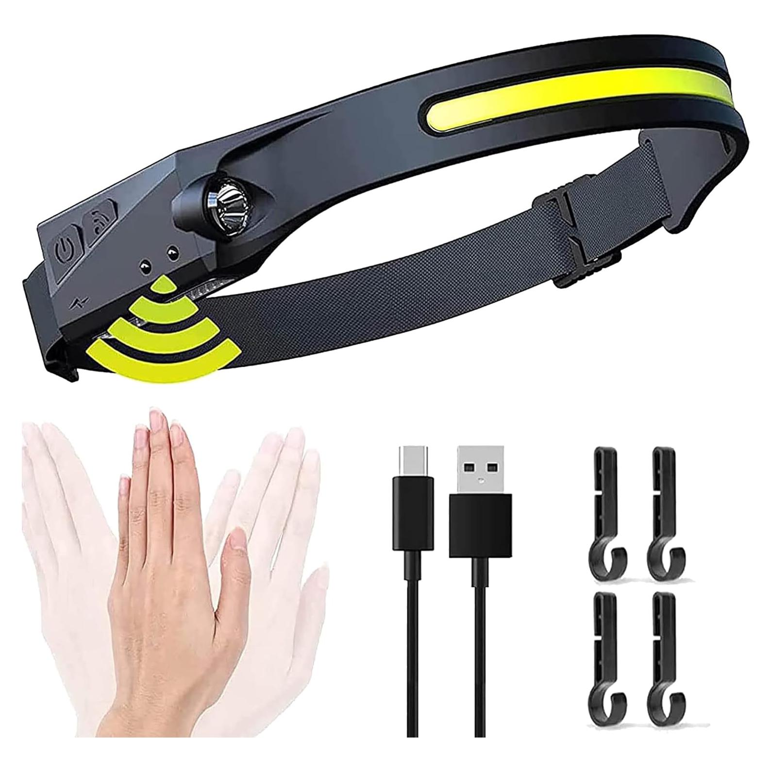 Linterna Frontal LED Recargable Obatid 230° Impermeable