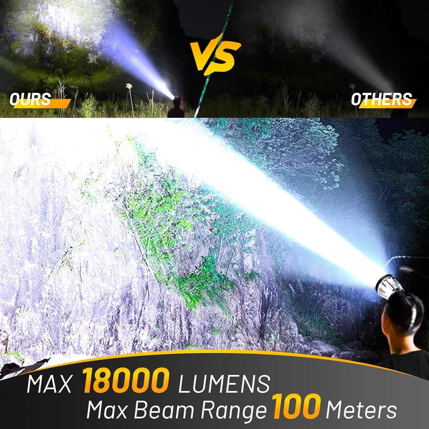 Linterna Frontal LED Recargable PINSAI 5W Impermeable