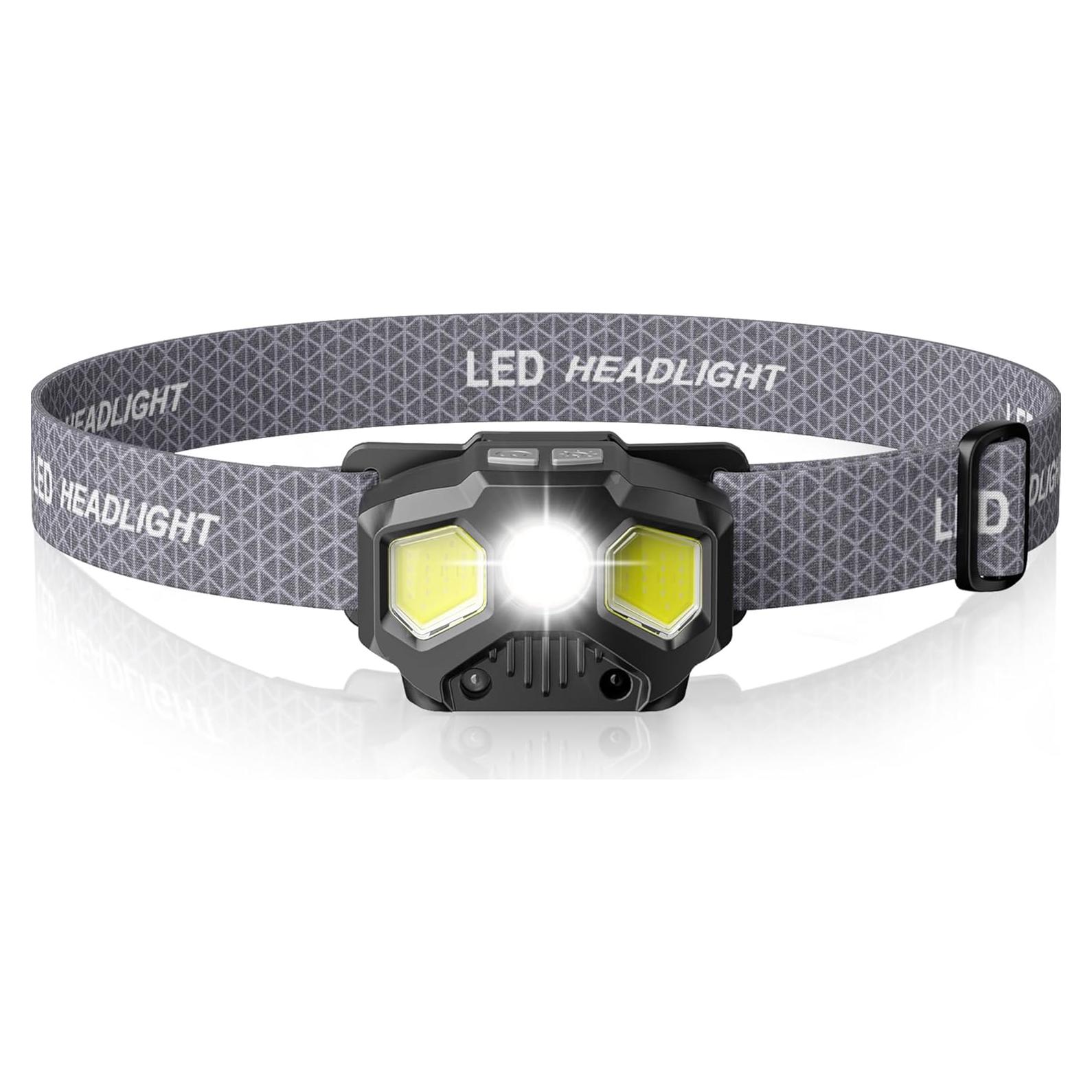 Linterna Frontal Recargable HOKOILN 1400 Lúmenes 14 Modos