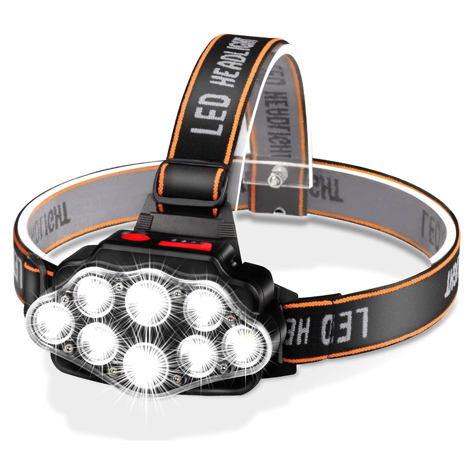 Linterna Frontal LED Recargable DAWINSIE IPX4 4 Modos 168g