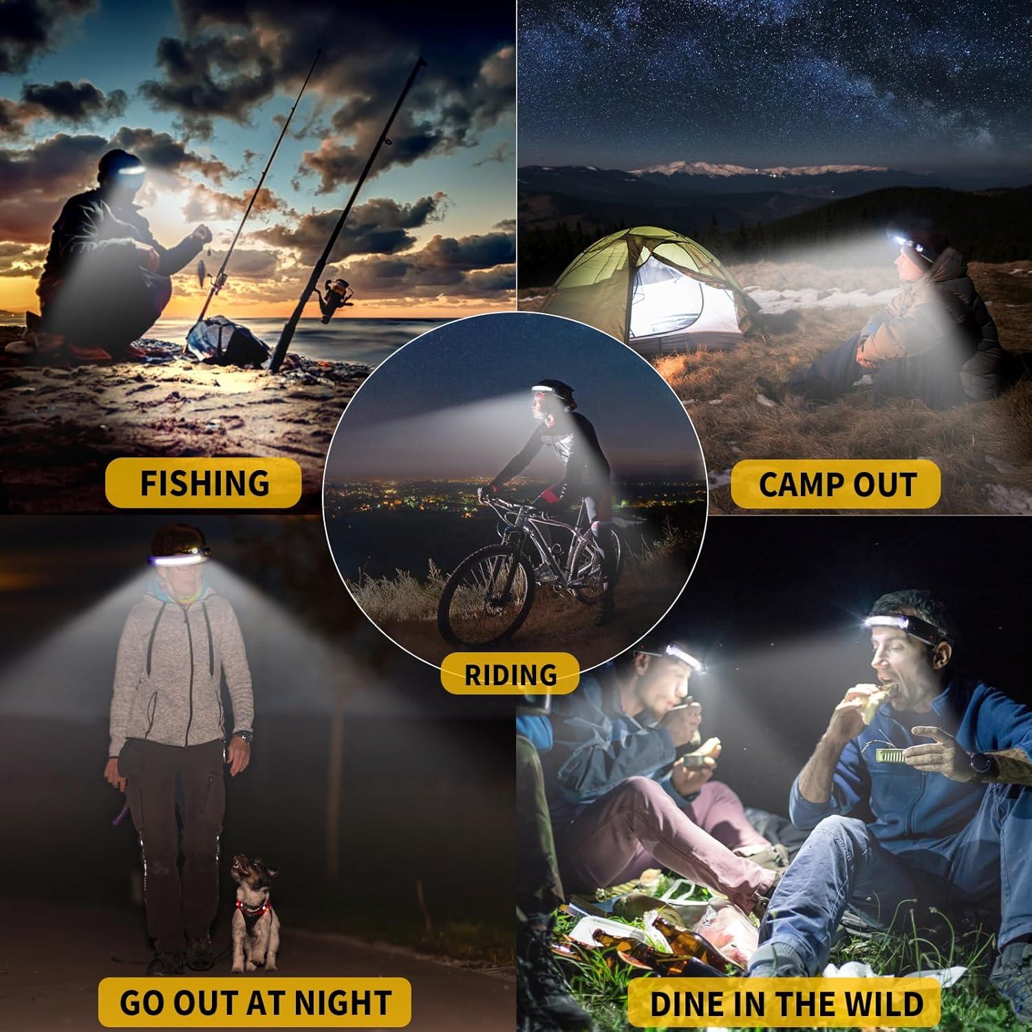 Linterna Frontal LED Othemo230 Recargable 230° 5 Modos