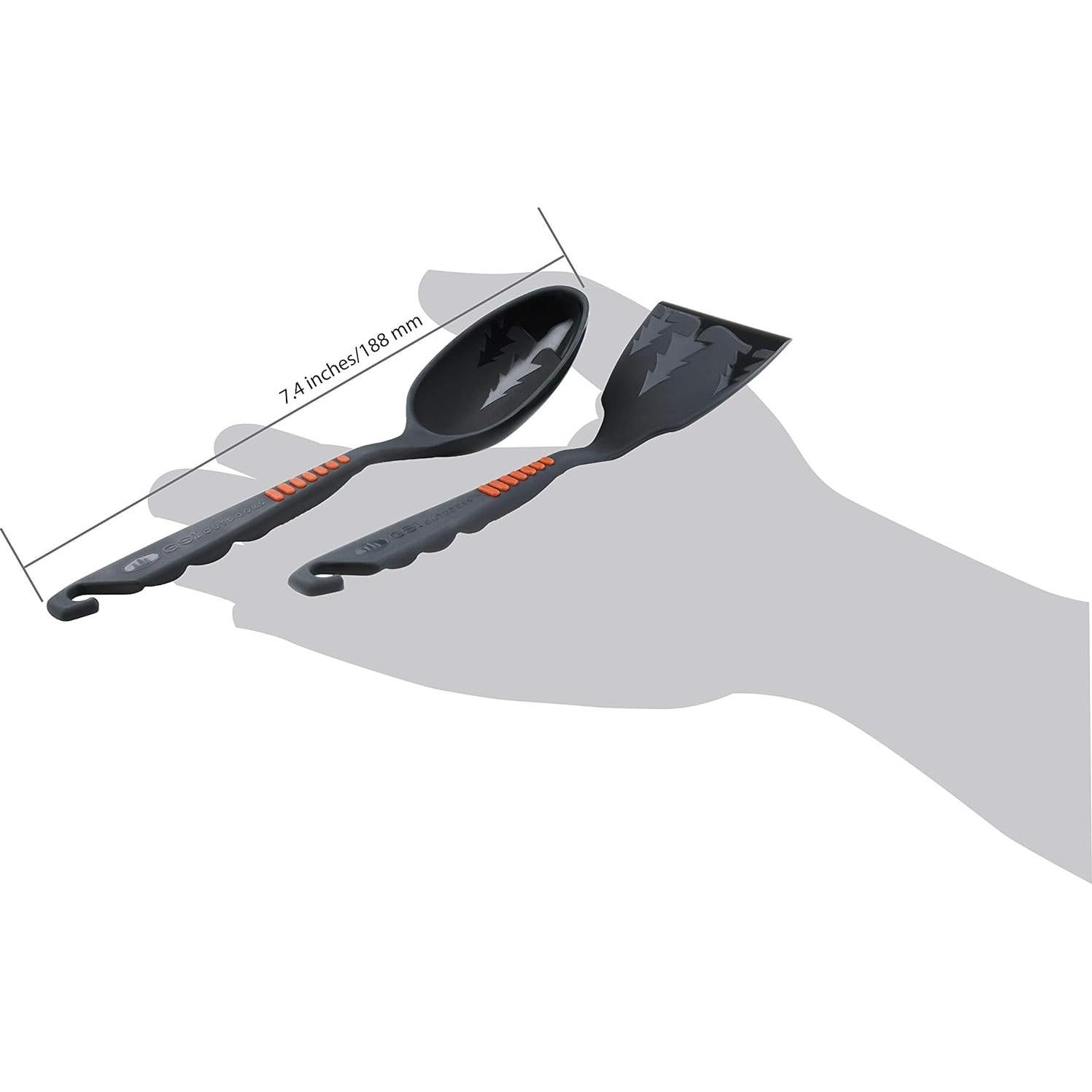 Juego de Cuchara y Espátula GSI Outdoors 18.8 cm Nylon