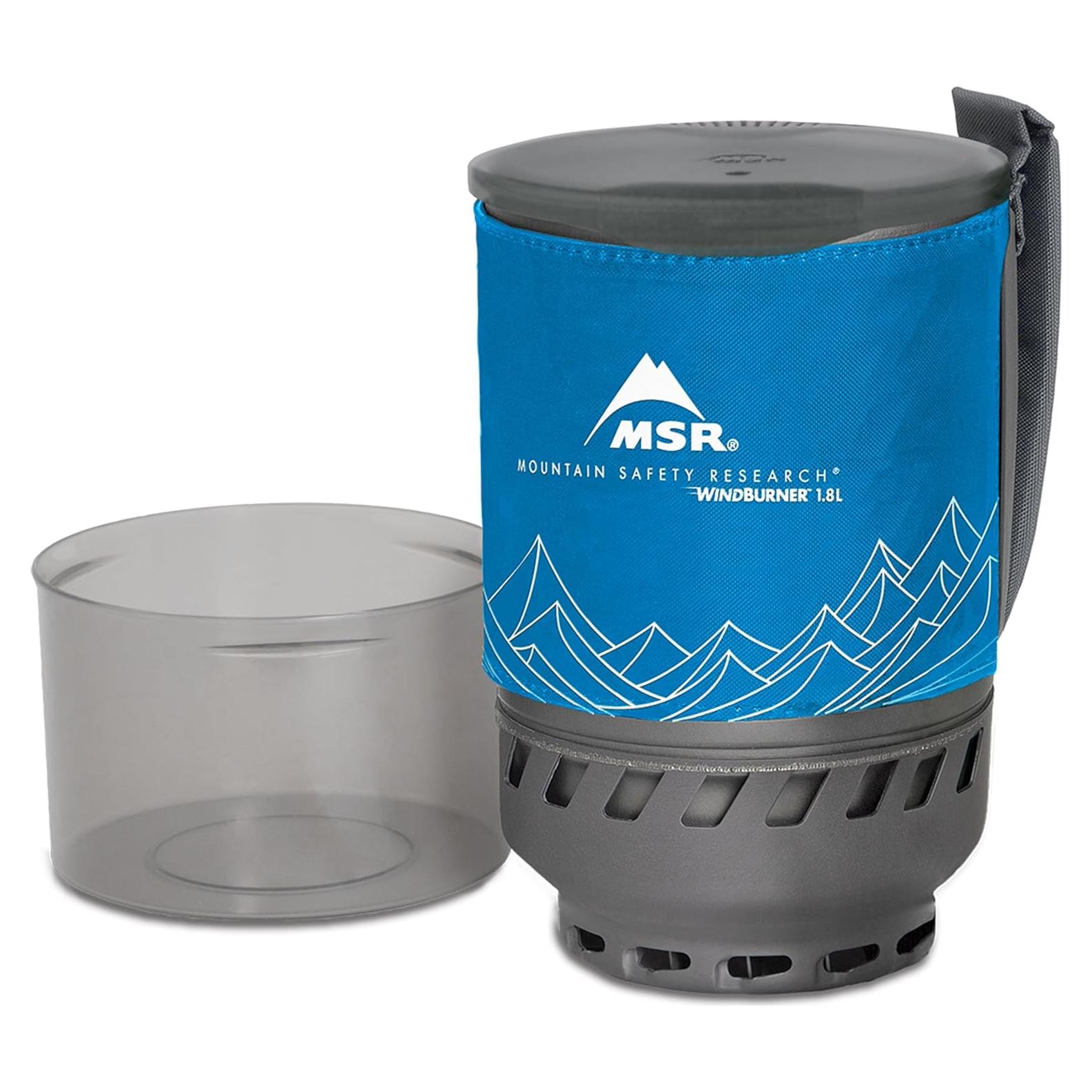 Olla de Camping MSR WindBurner Duo 1.8L con Cozzy Azul