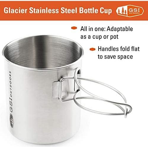 Taza Olla Ligera GSI Outdoors Glacier Acero Inoxidable 591 ml