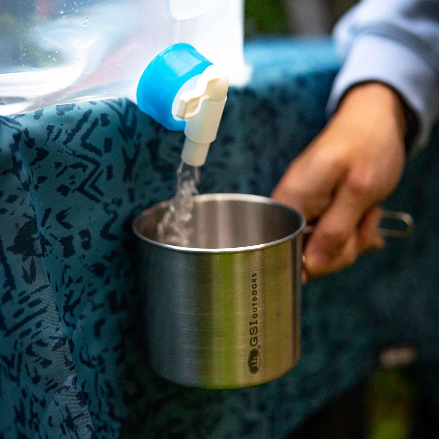 Taza Olla Ligera GSI Outdoors Glacier Acero Inoxidable 591 ml