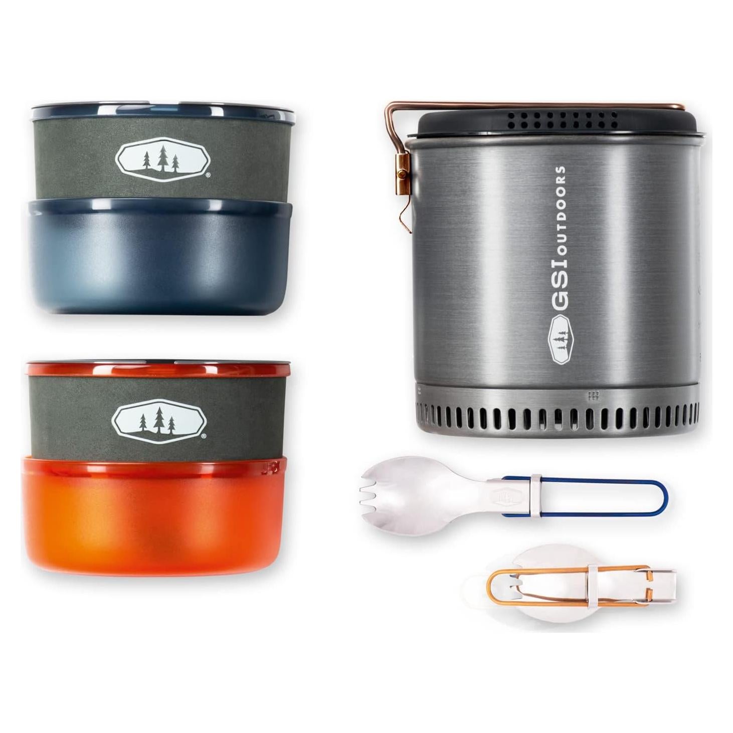 Set de Cocina Ultraligero GSI Outdoors Halulite Dualist HS 2 Personas