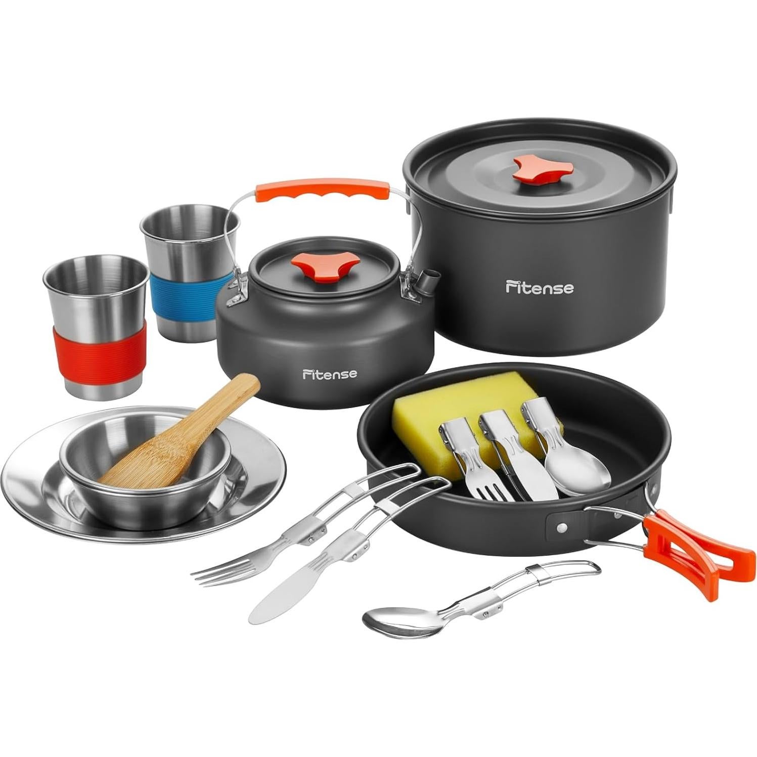 Juego de Utensilios de Cocina para Camping Fitense 22 Piezas