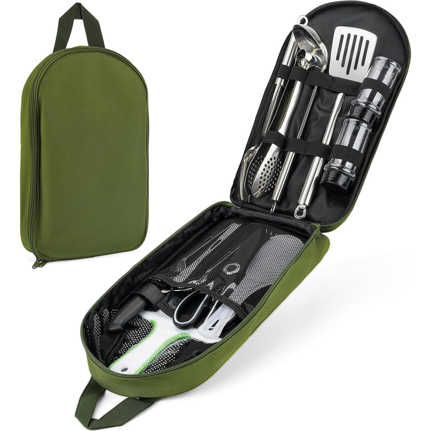 Juego de Utensilios de Cocina para Camping Onlyfire CT606 16 Piezas