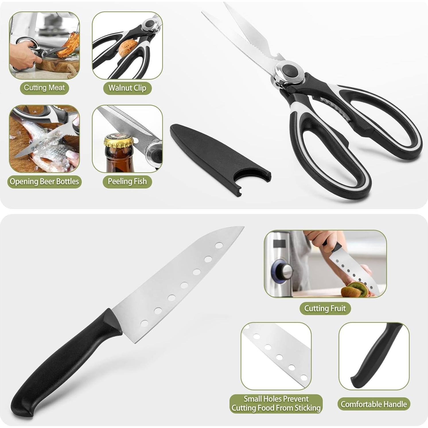 Juego de Utensilios de Cocina para Camping Onlyfire CT606 16 Piezas