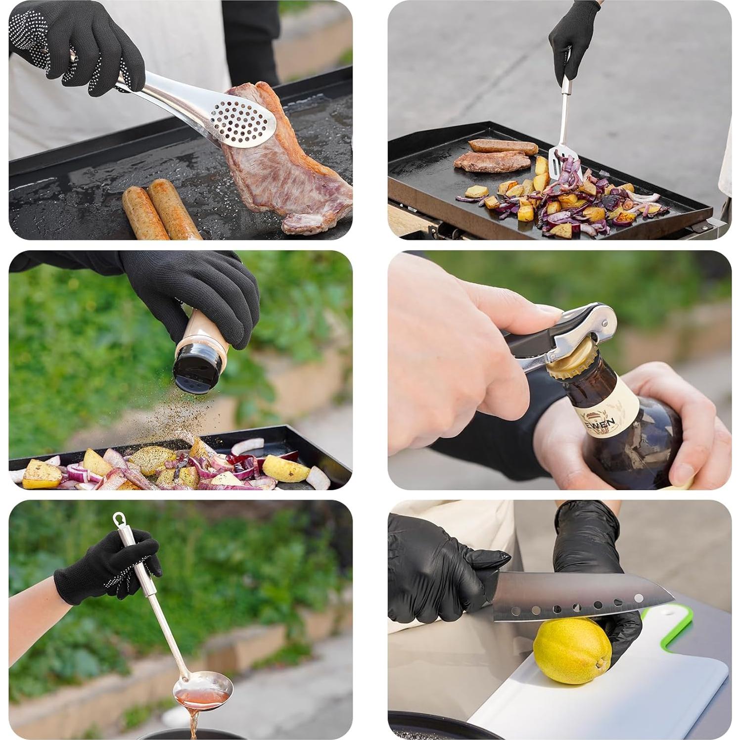 Juego de Utensilios de Cocina para Camping Onlyfire CT606 16 Piezas