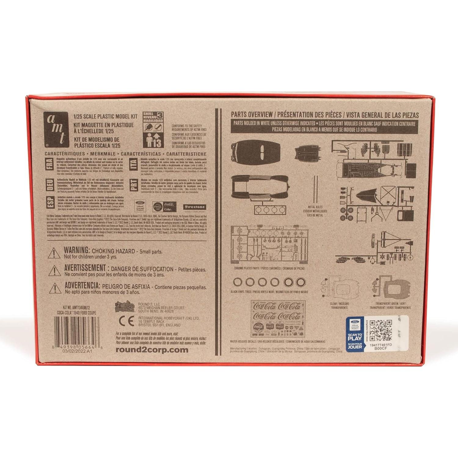 AMT - Ford Coupe 1940 Coca-Cola 1:25 Die-Cast