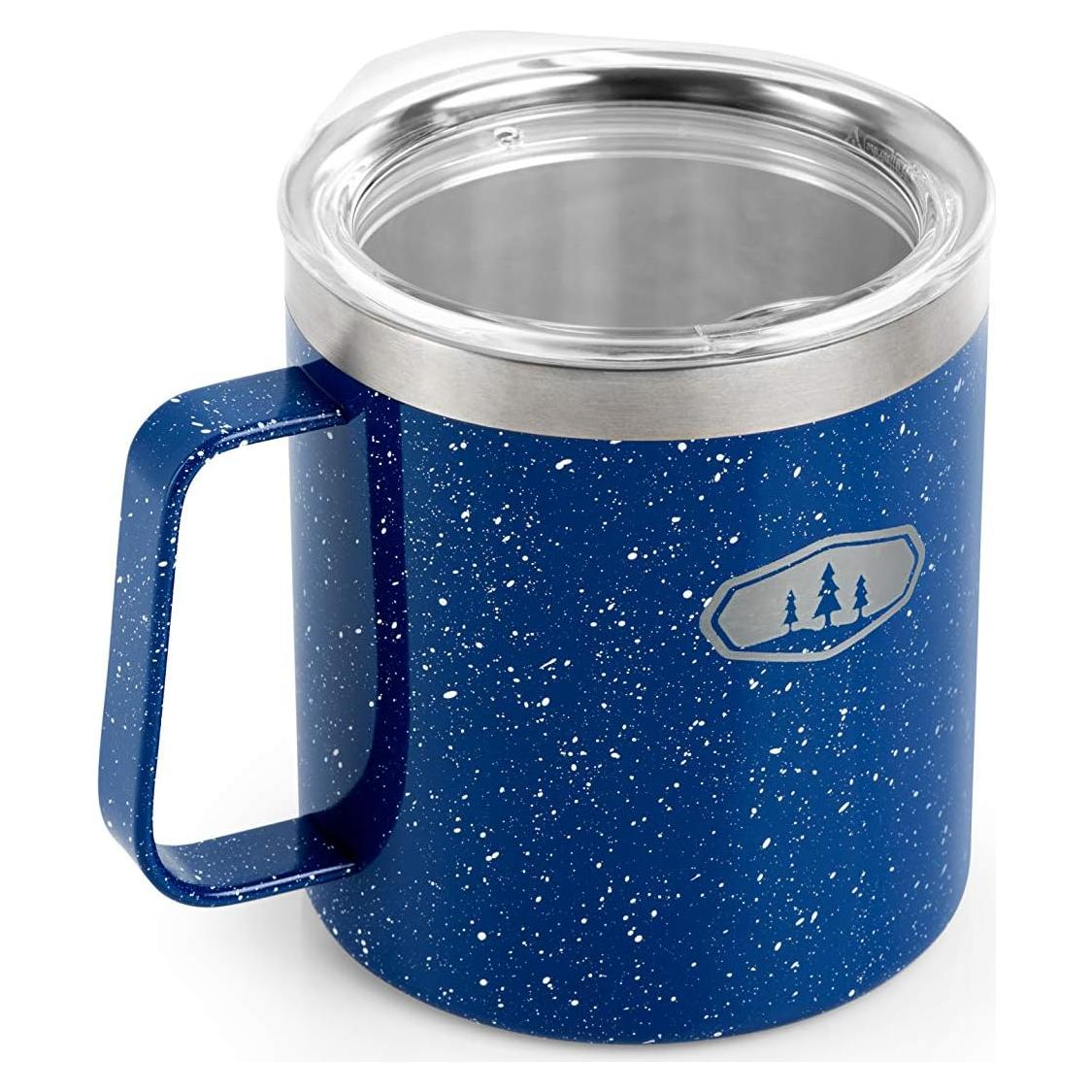 Taza de Campamento GSI Outdoors Glacier 450 ml Esmalte Azul