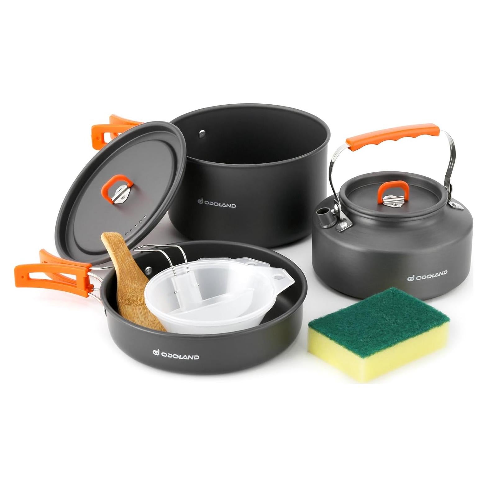 Set de Utensilios de Cocina para Camping Odoland 10 Piezas