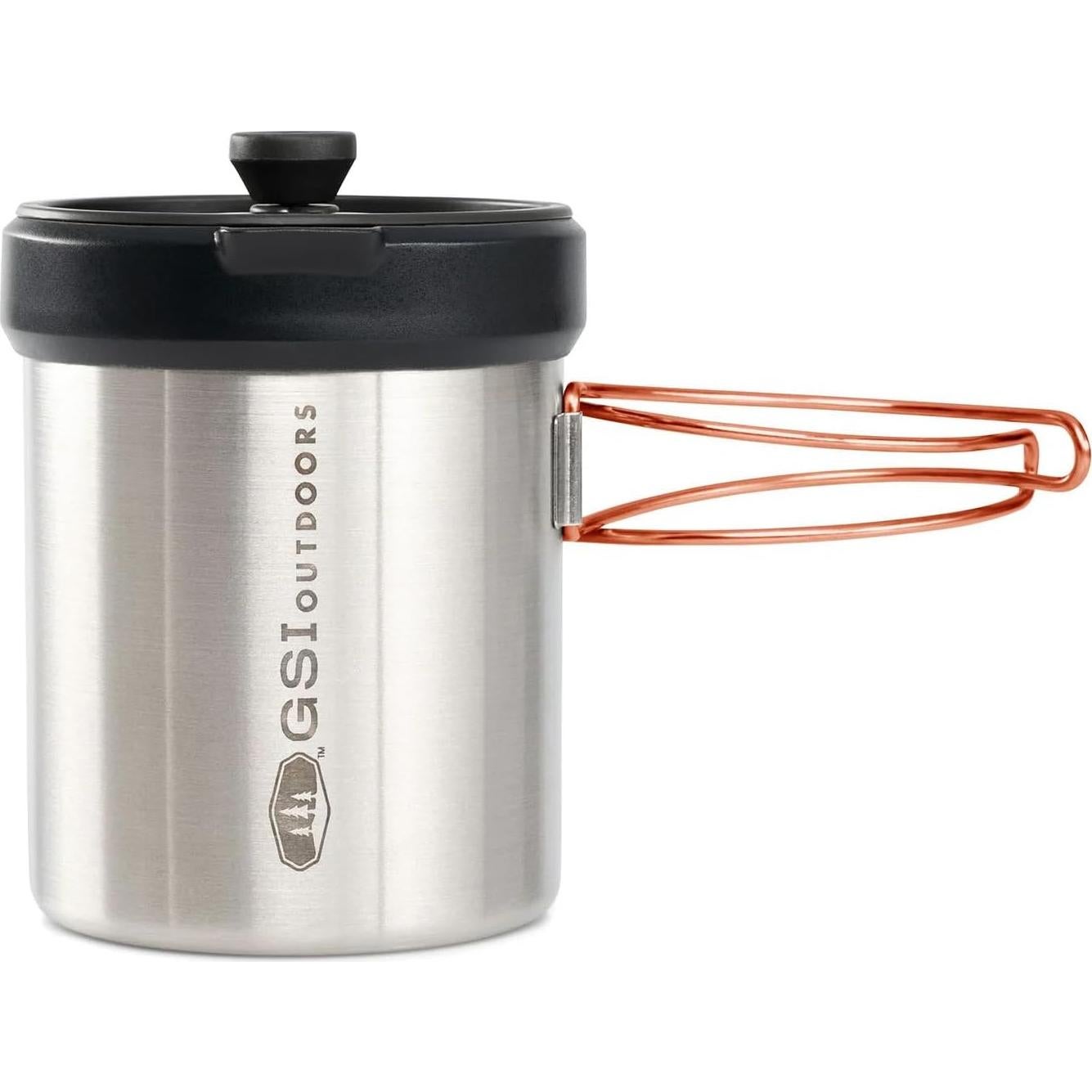 Taza de Prensa GSI Outdoors Glacier 650 ml Acero Inoxidable