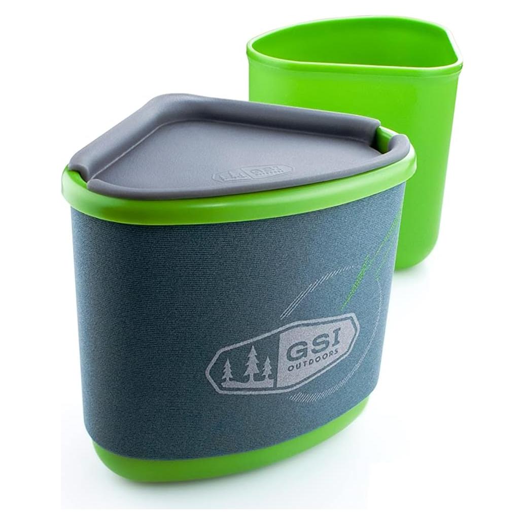 Taza y Cuenco Gourmet Apilables GSI Outdoors Verde 414ml