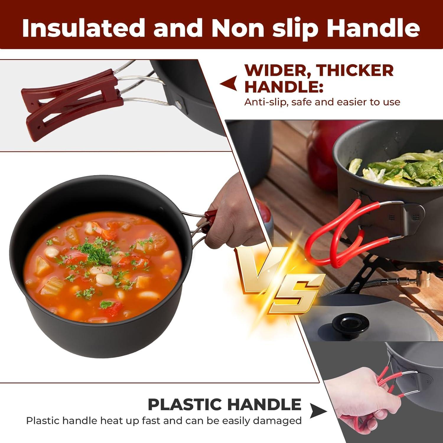 Juego de Utensilios de Cocina para Camping Bulin 13 Piezas