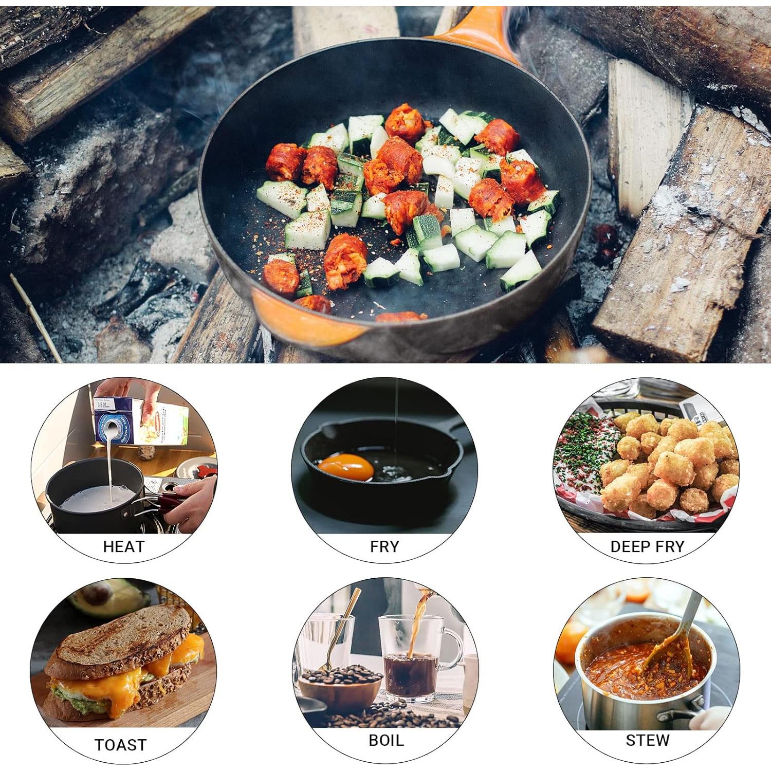 Juego de Utensilios de Cocina para Camping Bulin 13 Piezas