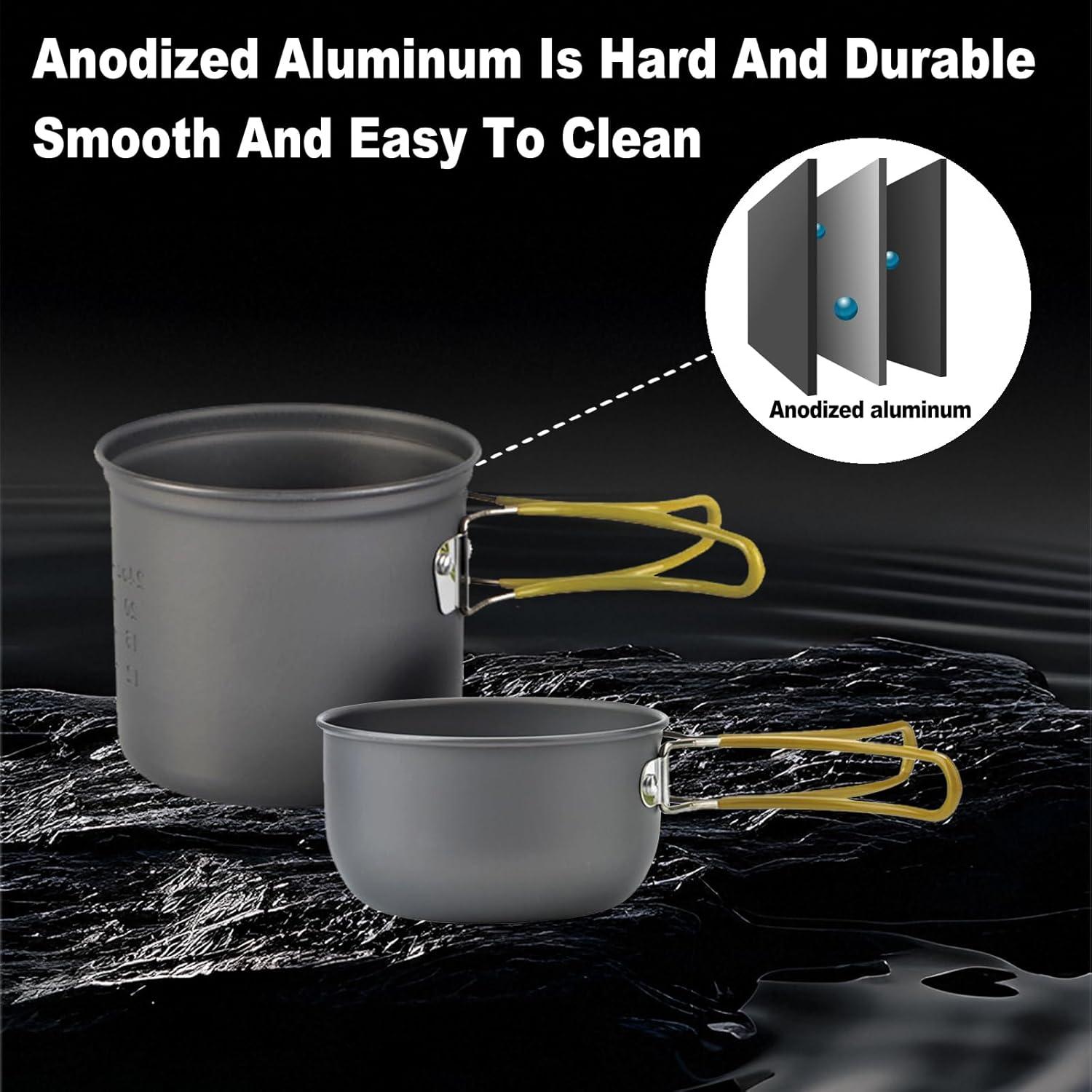 Juego de Utensilios de Cocina para Camping HexaHive 1L