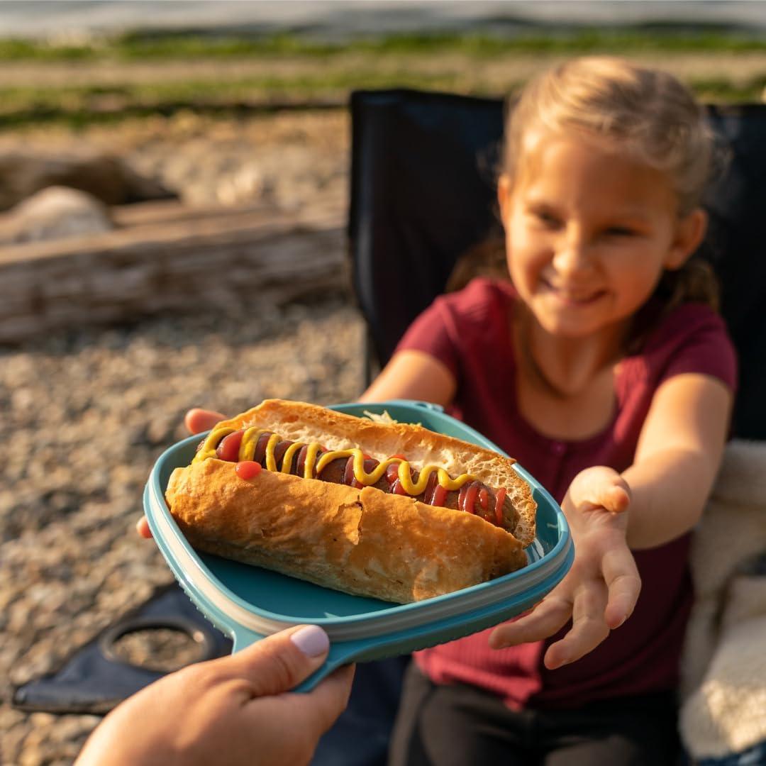 Kit de Comida para Camping UCO 4 Piezas Azul Utensilios