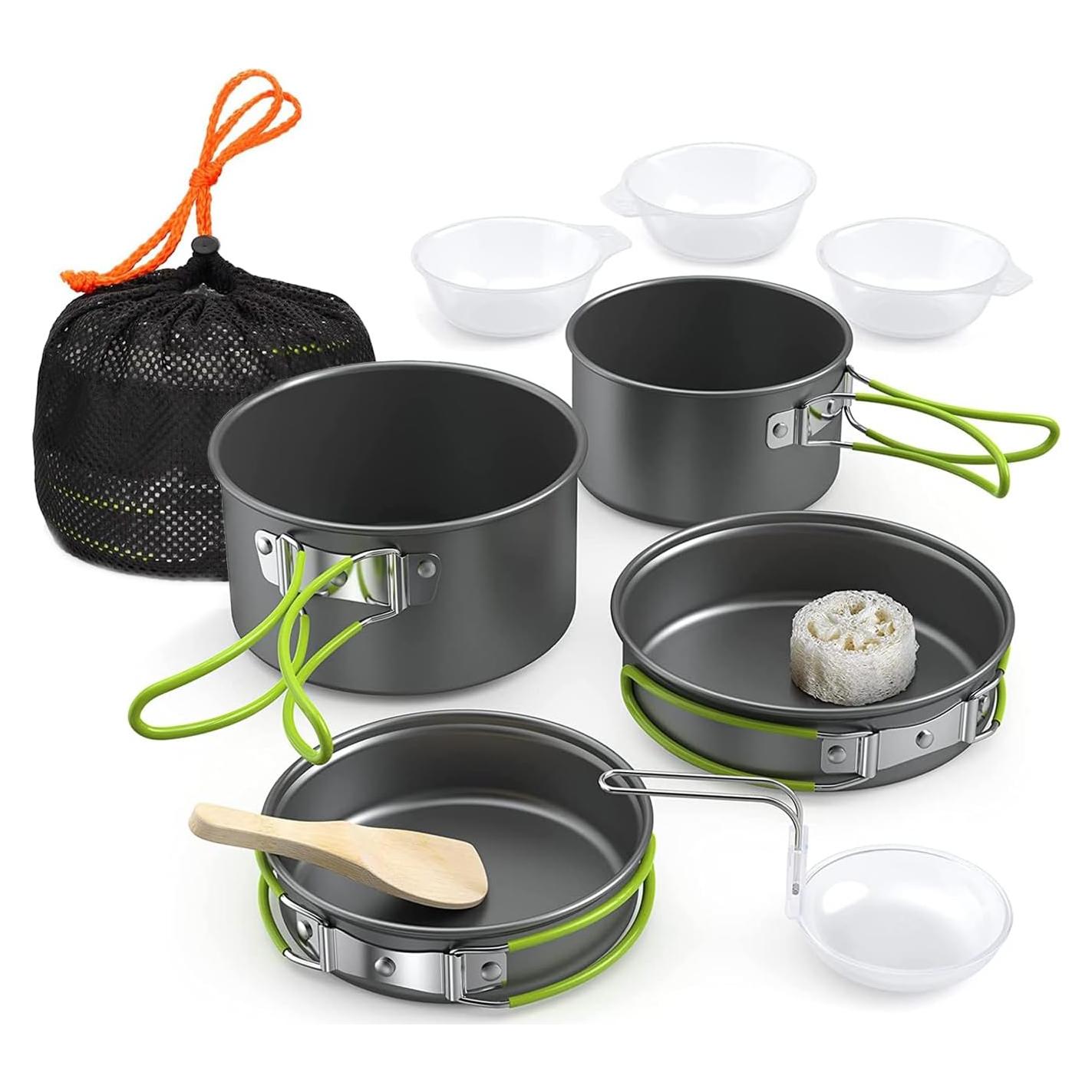 Juego de Utensilios de Cocina Lixada 11 Piezas Camping