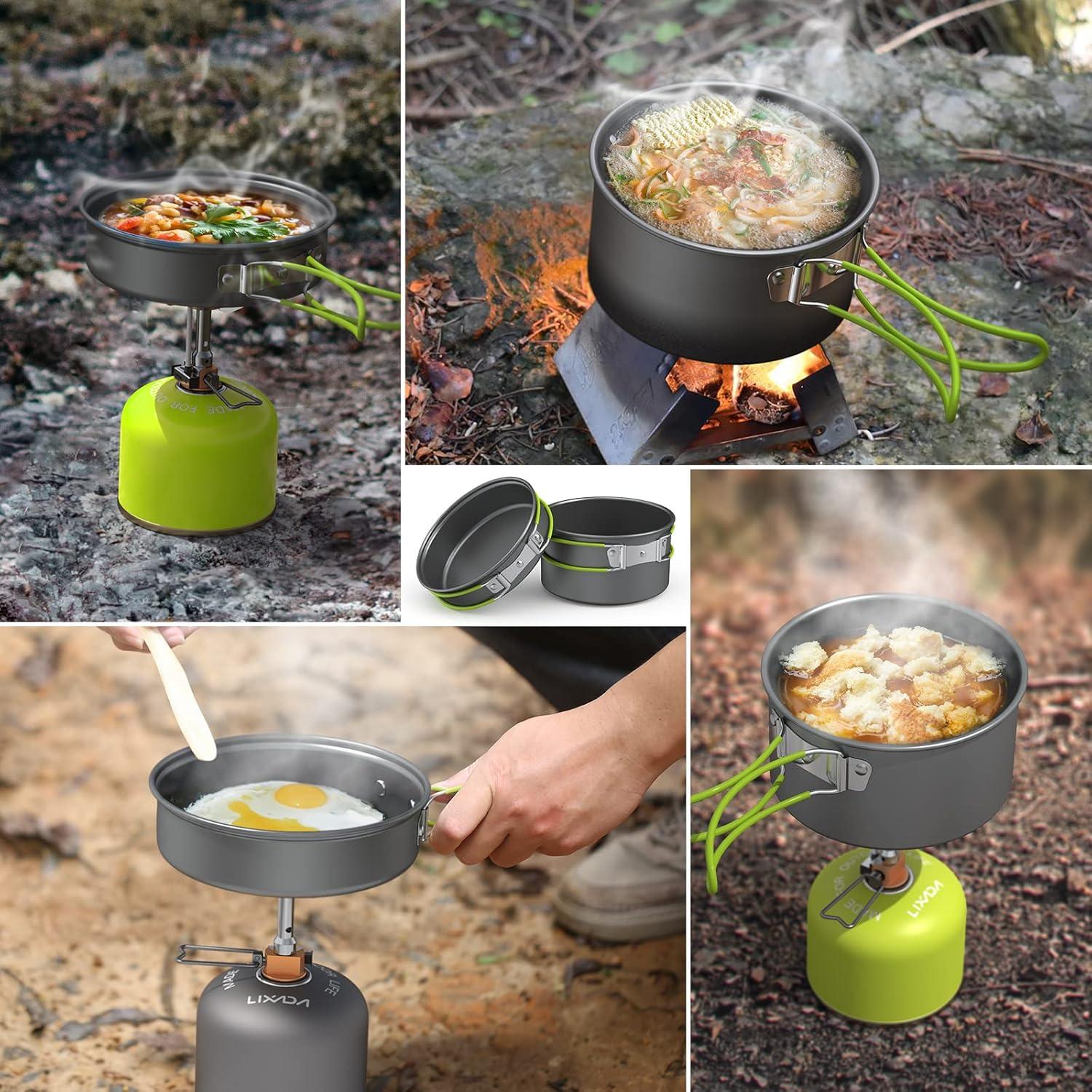 Juego de Utensilios de Cocina Lixada 11 Piezas Camping