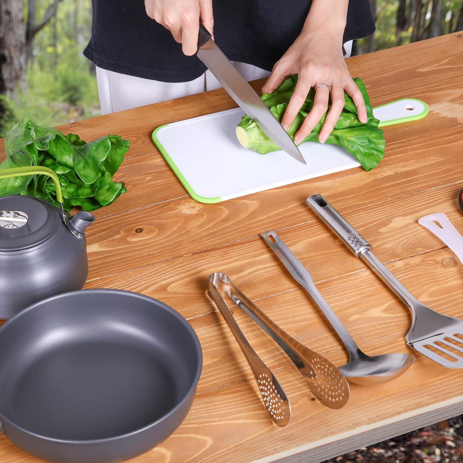 Juego de Utensilios de Cocina para Camping Gejoy 42 Piezas