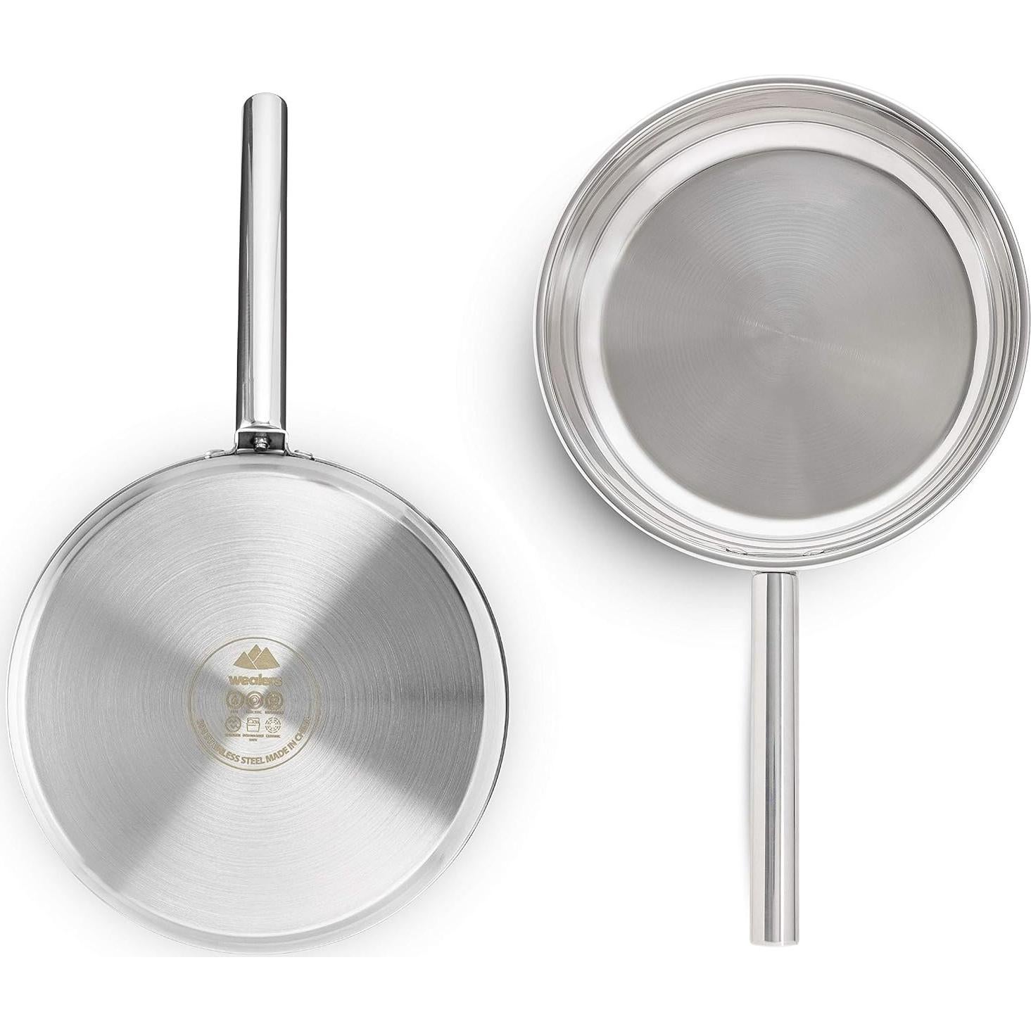 Juego de Utensilios de Cocina Wealers 8 Piezas Acero Inoxidable