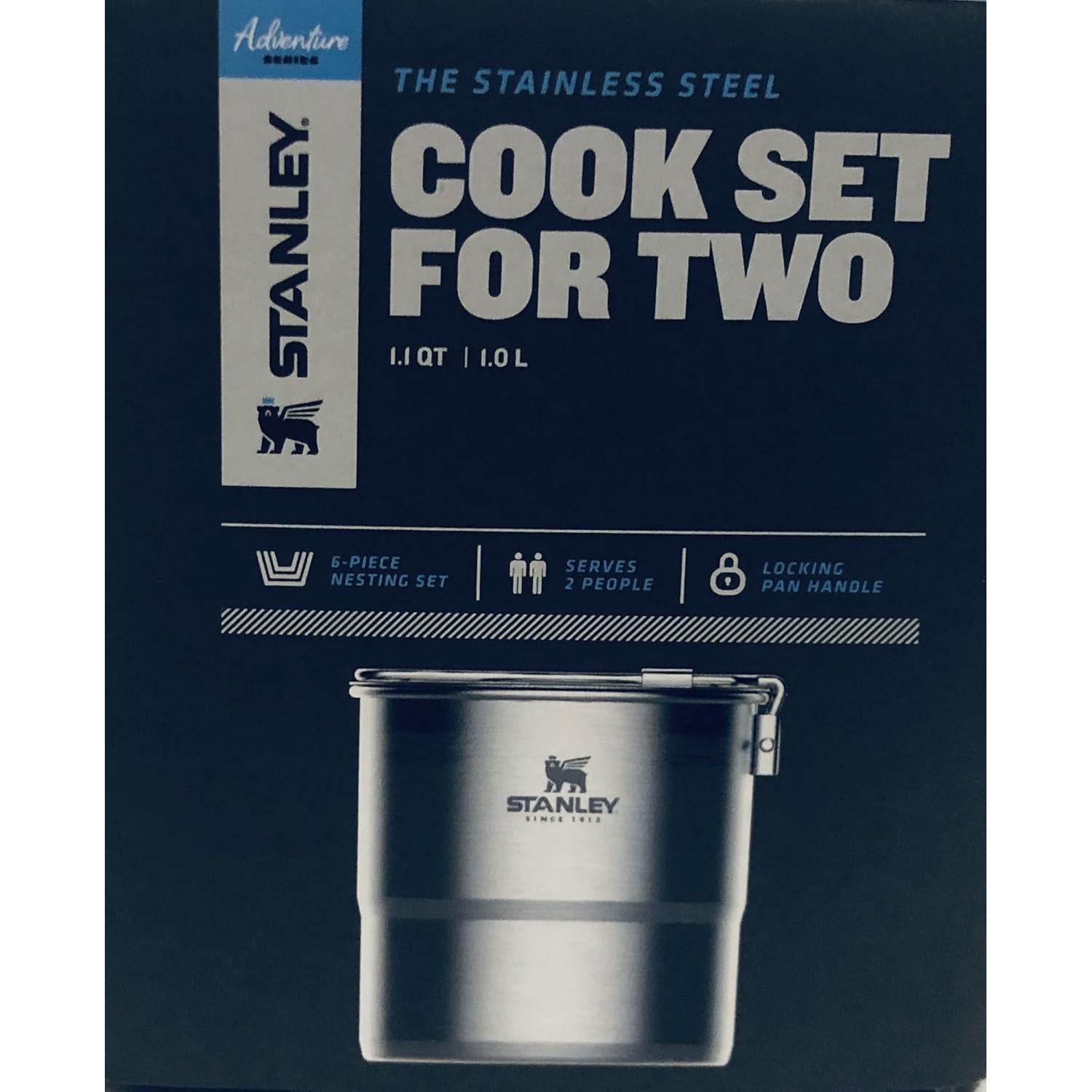 Juego de Cocina para Dos Stanley Acero Inoxidable 1.0L 6 Piezas