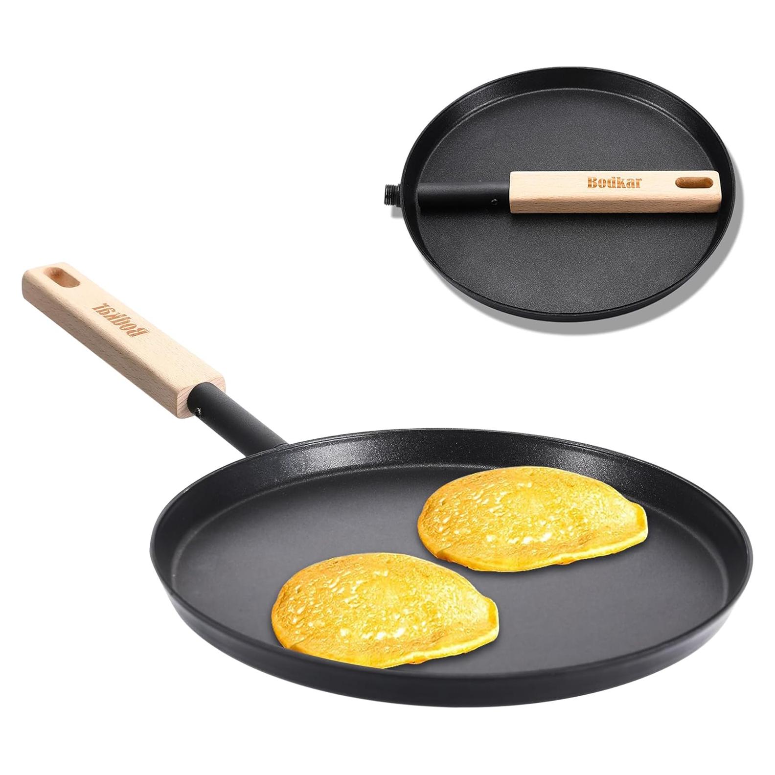 Sartén Plancha Bodkar 20cm Ligera Mango Madera Camping